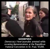 Amy Goodman Arrested