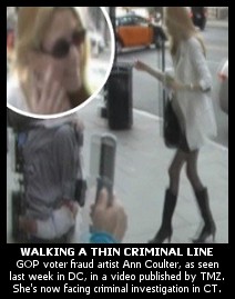 New Voter Fraud Complaint Filed in CT Against the GOP's Ann Coulter